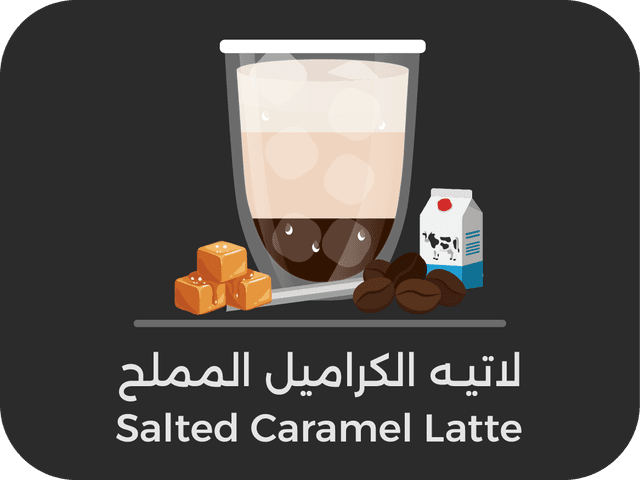 Iced Salted Caramel Latte